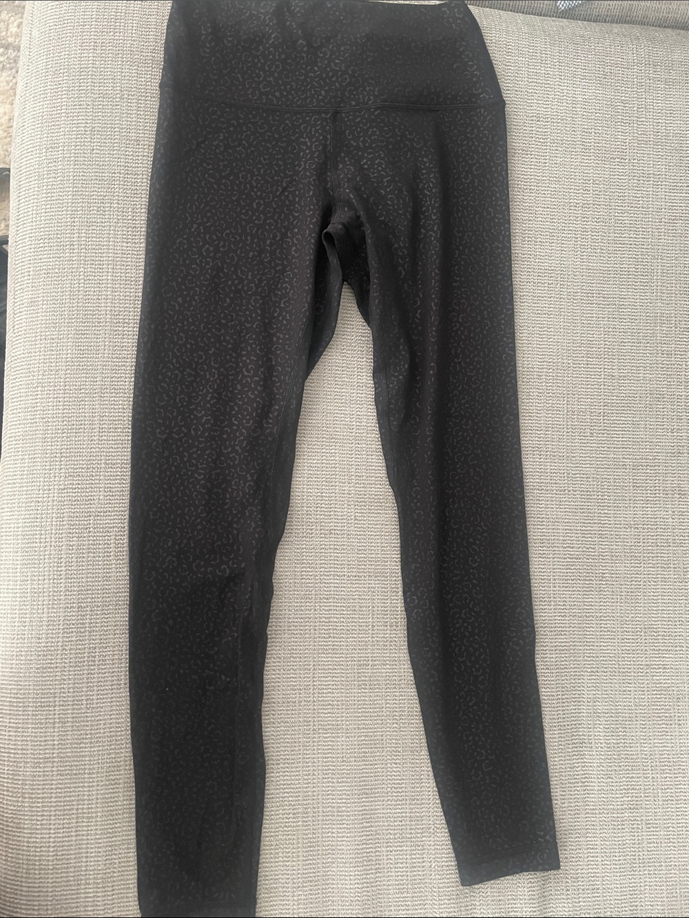 lululemon align Black leopard daisy embossed High-Rise Leggings 28”